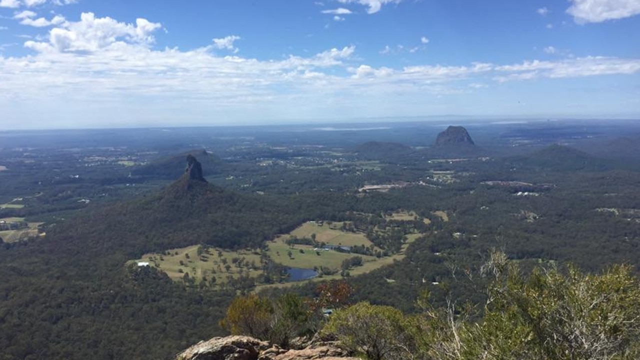 Top of Mount Beerwah, Glass House Mountains.