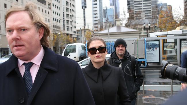 Belle Gibson spent $13,000 on clothes, make-up and accessories. Picture: David Crosling