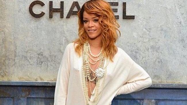 Rihanna wears nearly nothing to Chanel show