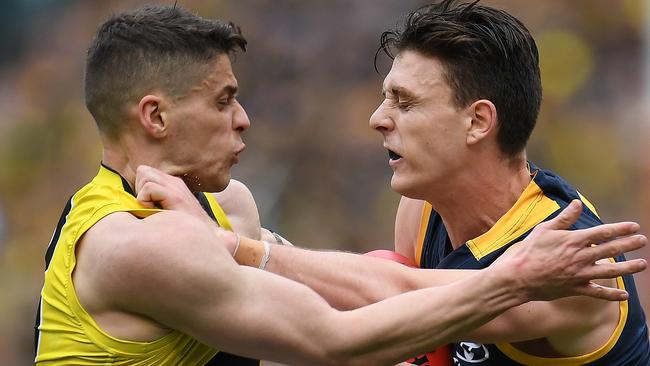 DOUBLE-UP. Adelaide will play its grand final conqueror Richmond twice in the home-and-away season next year - but not with defector Jake Lever as the defender has moved to Melbourne. The crows will get two games against Lever and the Demons as well in the AFL fixture that is released on Tuesday. Picture: Julian Smith (AAP)