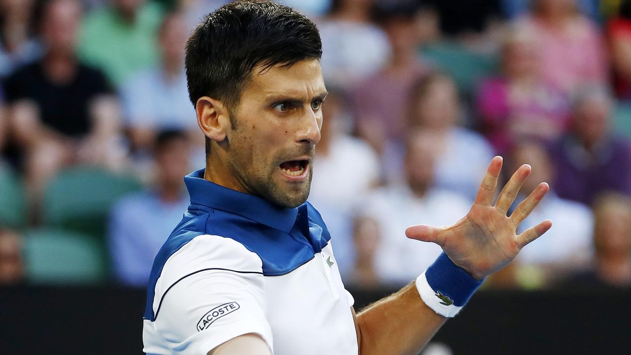 The numbers are on Novak Djokovic’s side in a debate about the best player ever. Picture: Michael Klein