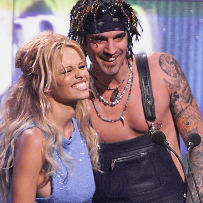 Pamela Anderson and Tommy Lee in 1999.