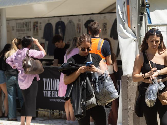 MELBOURNE AUSTRALIA - Newswire Photos FEBRUARY 14TH 2023 : The MCG is holding Taylor Swift presale merchandise. PICTURE : NCA Newswire / Nicki Connolly