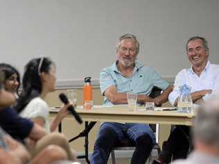 THINK ABOUT IT: Greg Clancy at last week's candidates meeting. Picture: Tim Jarrett