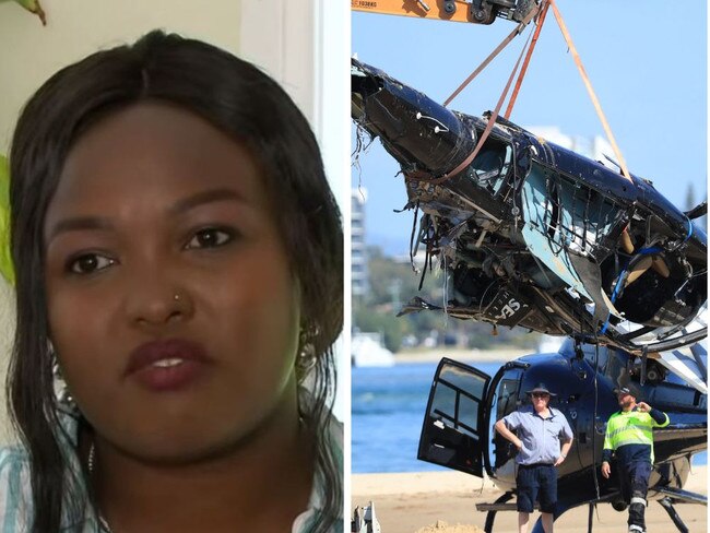 Winnie De SIlva survived the chopper crash. Picture NCA NewsWire