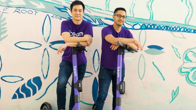 Beam Mobility’s Yale University graduate co-founders Alan Jiang and Deb Gangopadhyay have denied developing a scheme to deprive councils of revenue.