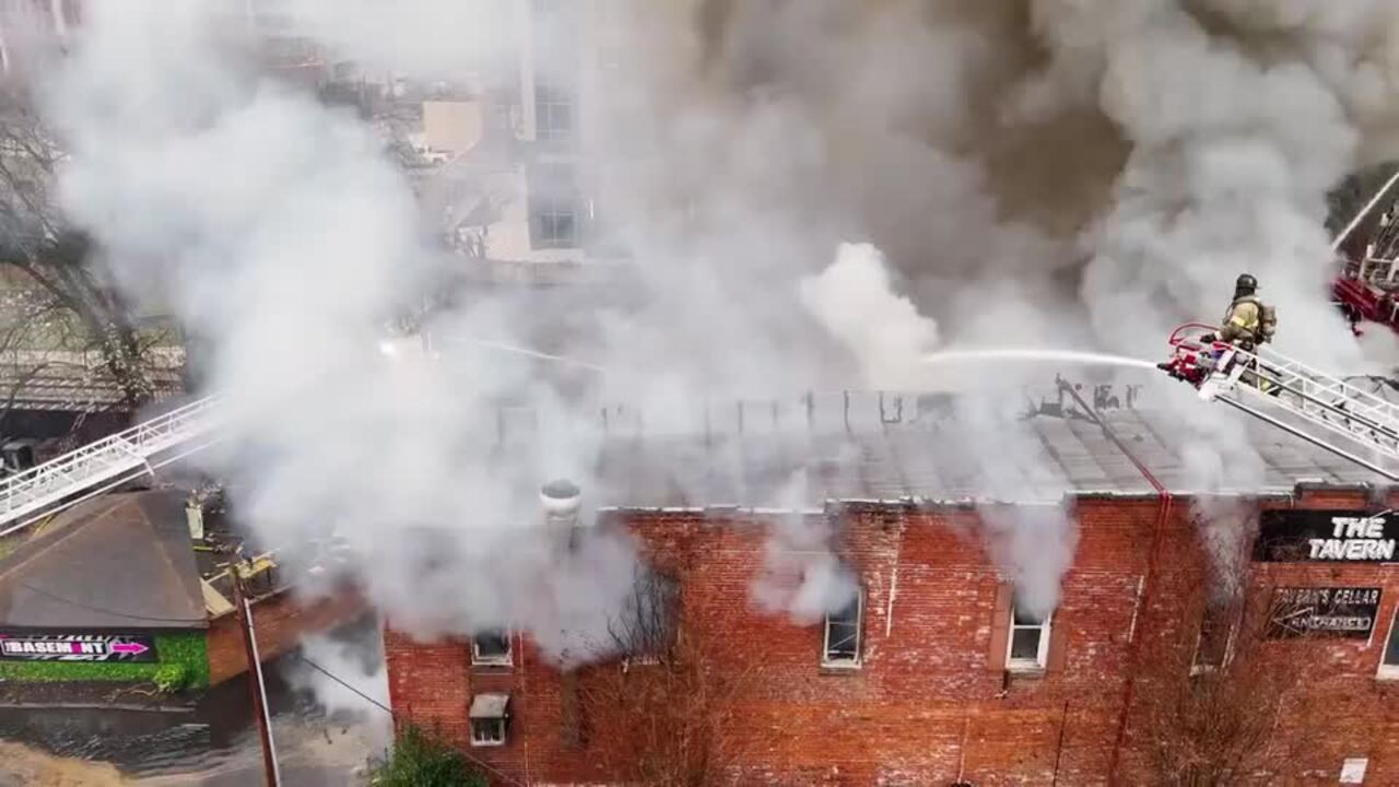 Charlotte Nightspot Gutted by Huge Blaze, Spectacular Drone Video Shows ...