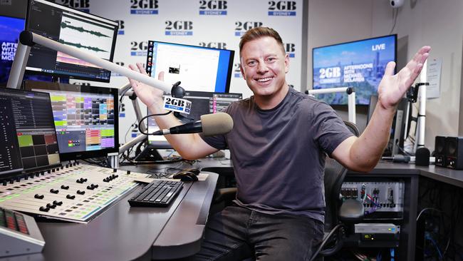 2GB radio host Ben Fordham is among the most popular presenters on the network. Picture: Sam Ruttyn