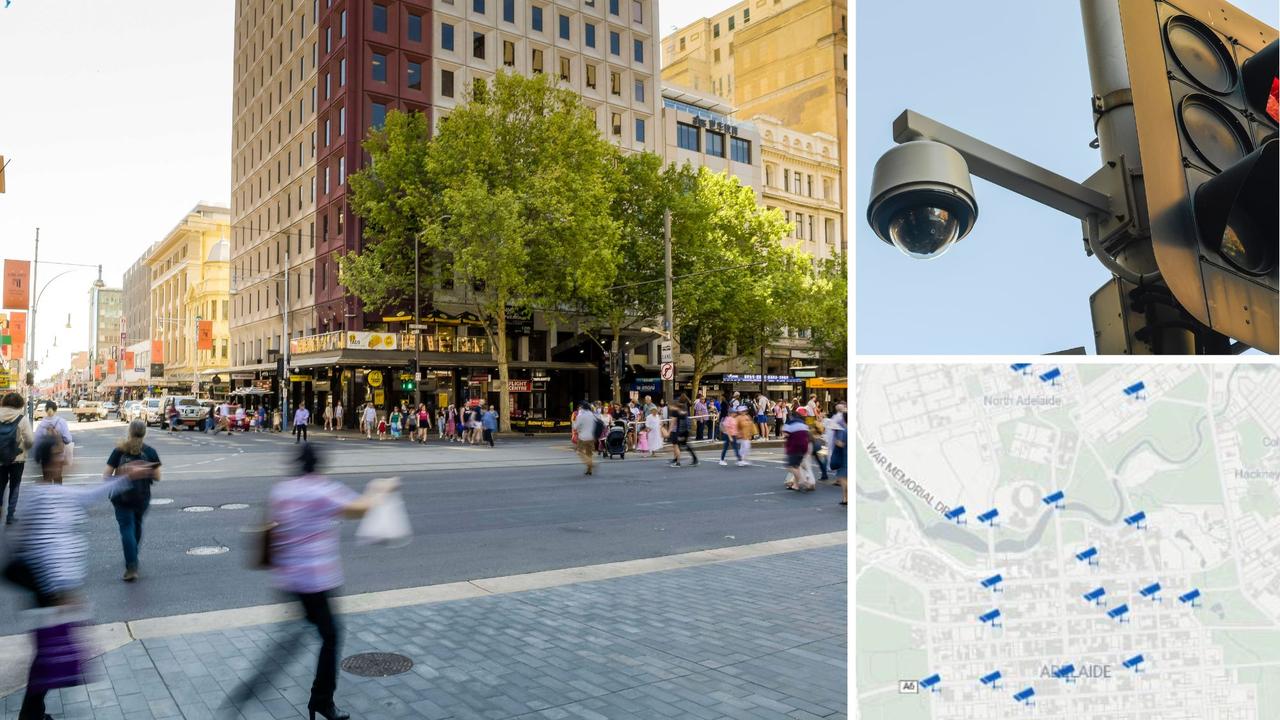 Mapped: Where are the cameras watching you in Adelaide?