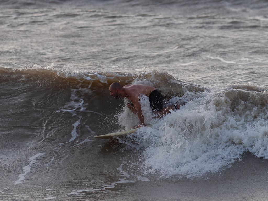 Top End Surfing at Nightcliff beach, Darwin. Picture: Pema Tamang Pakhrin