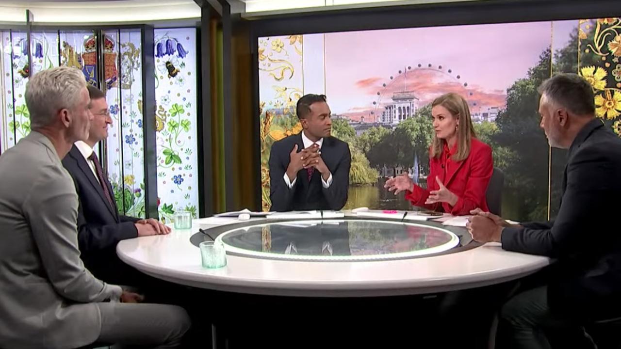 The ABC's panel included Australian Republic Movement co-chair Craig Foster, Liberal MP Julian Lesser, presenters Jeremy Fernandez and Julia Baird and Q+A host Stan Grant.