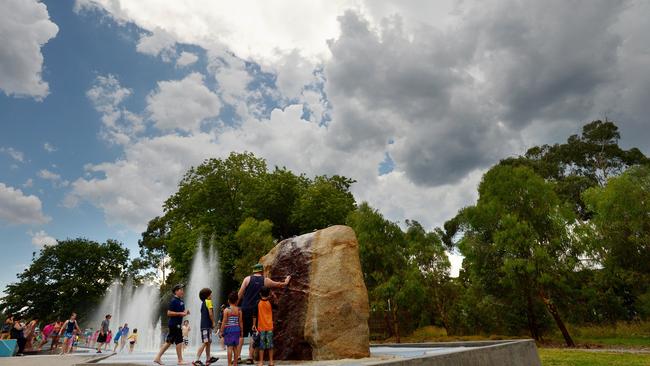 The Seville Water Play Park. Picture: Steve Tanner