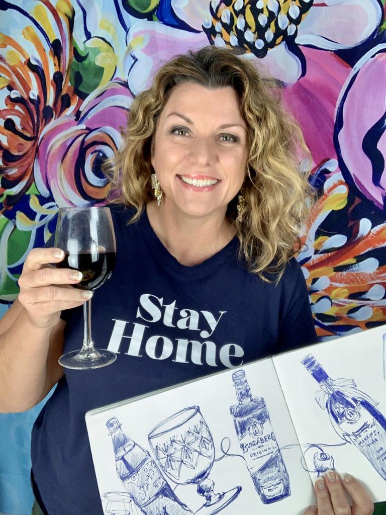 Toowoomba artist Anna Bartlett hosting hosting Shiny Happy Drink and ...