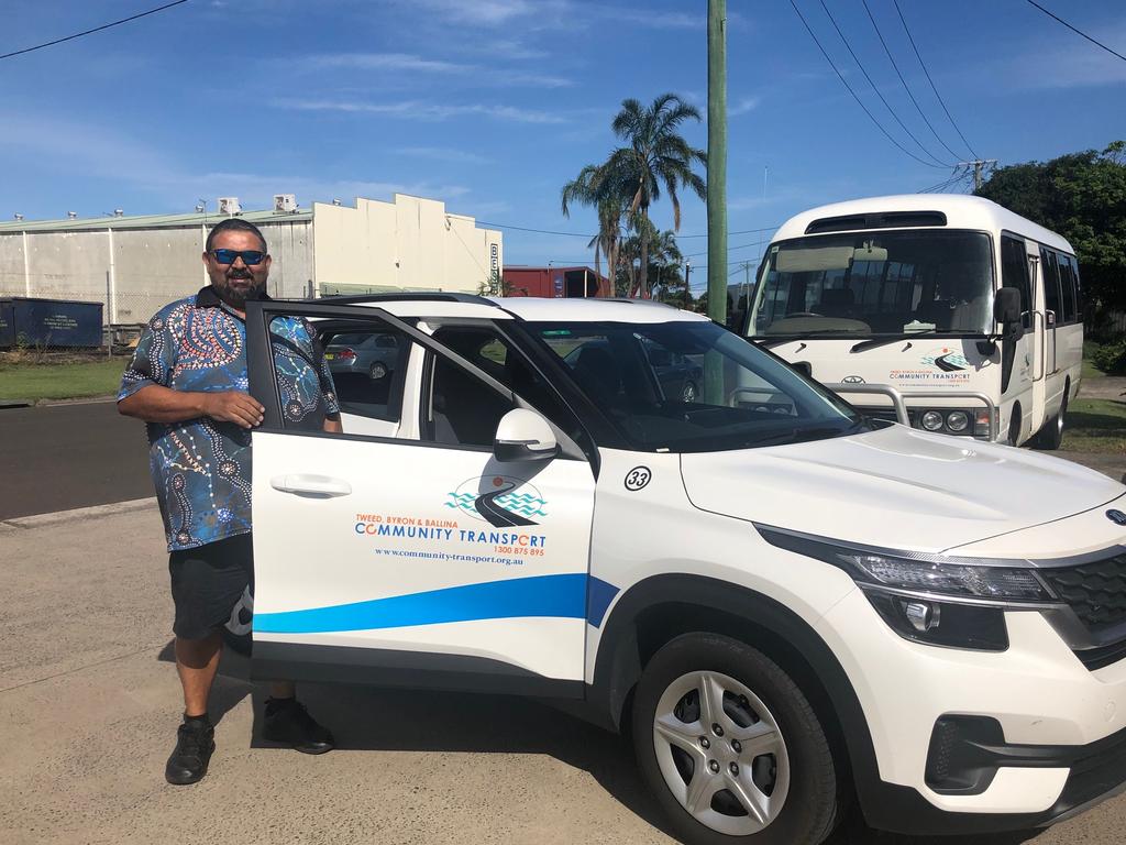 Ballina-based driver  Maddison and the new TBBCT fleet car.