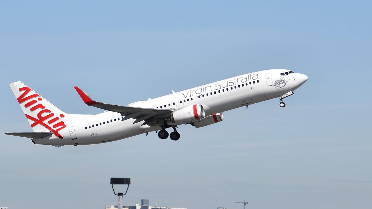 Virgin Australia was almost $7 billion in debt when it went into voluntary administration. Picture: AFP/Saeed Khan