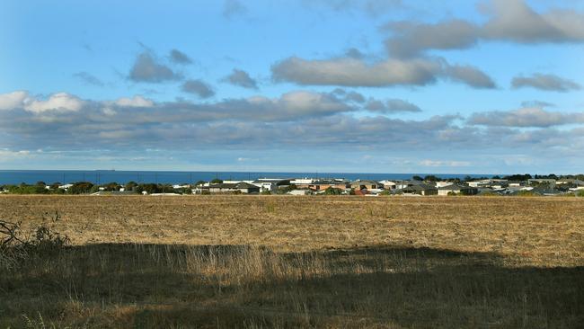 Land on South Beach Rd that has been earmarked for the Torquay Hospital. Picture: Alison Wynd