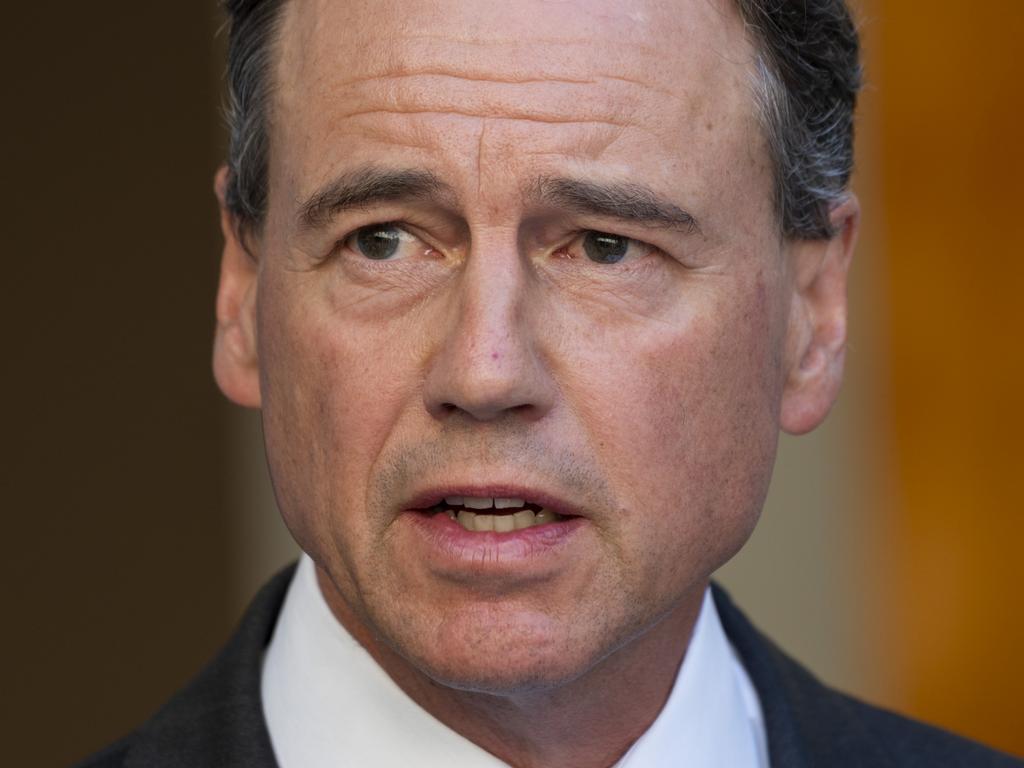 Health Minister Greg Hunt said the decision was made out of an ‘abundance of caution’. Picture: NCA NewsWire/Martin Ollman