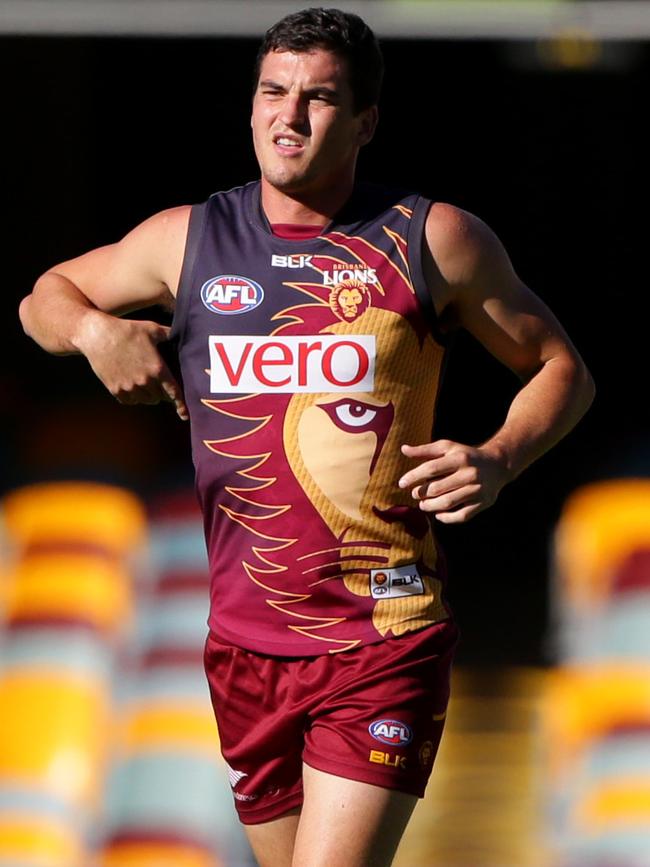 Tom Rockliff during his time at the Lions.