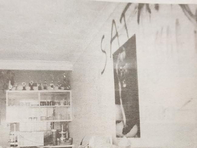 Rodney Dale spelled out Satan with his own blood on the wall of his Burleigh Heads unit.