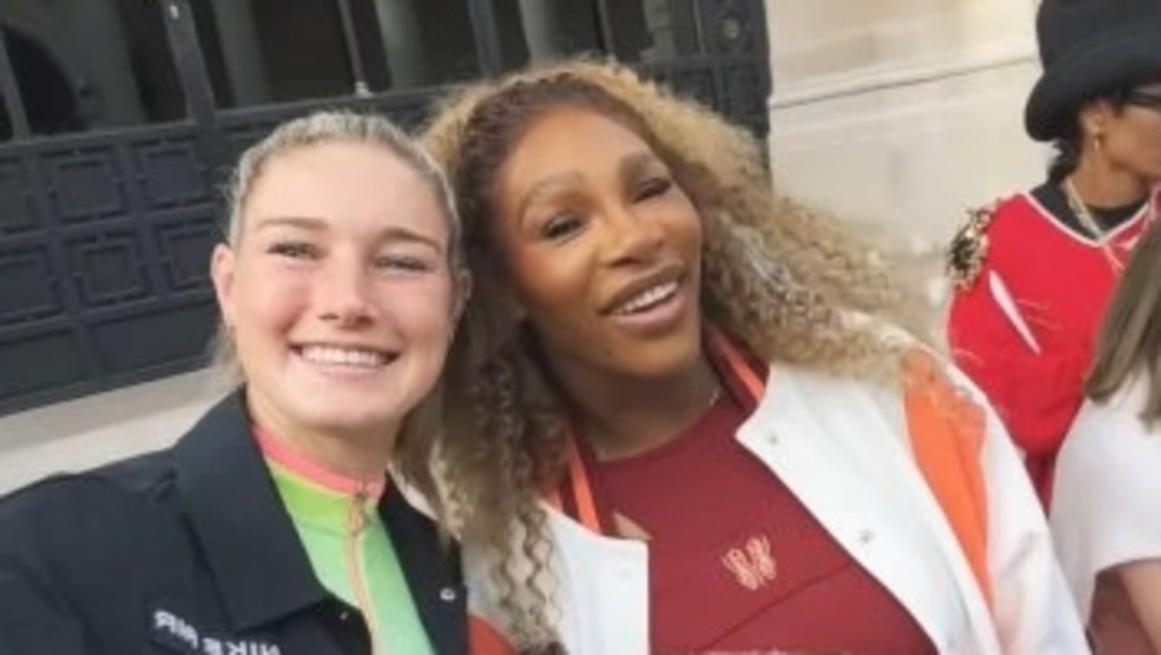 Tayla Harris called out over Paris selfie alongside Serena Williams