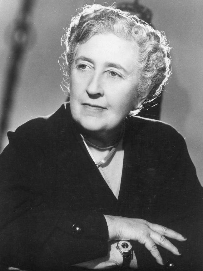 British writer Agatha Christie.