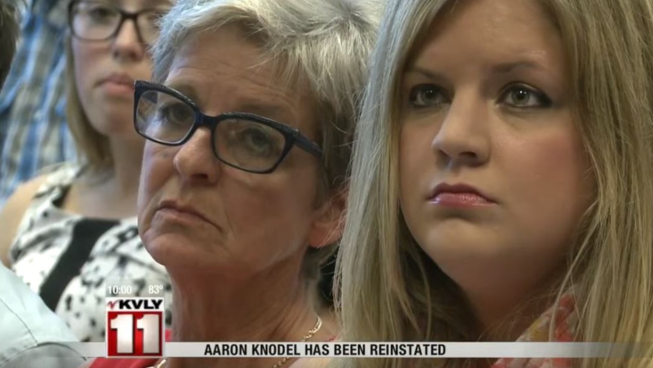 Maggie Wilken (right) came forward with her story in 2014. Picture: KVLY11