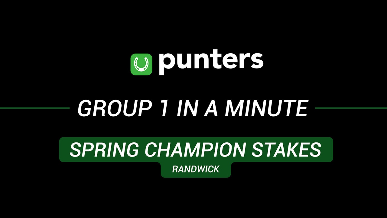 Group 1 in a minute – Spring Champion Stakes