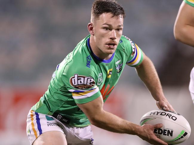 Tom Starling is a hooker for the Canberra Raiders. Picture: Mark Kolbe