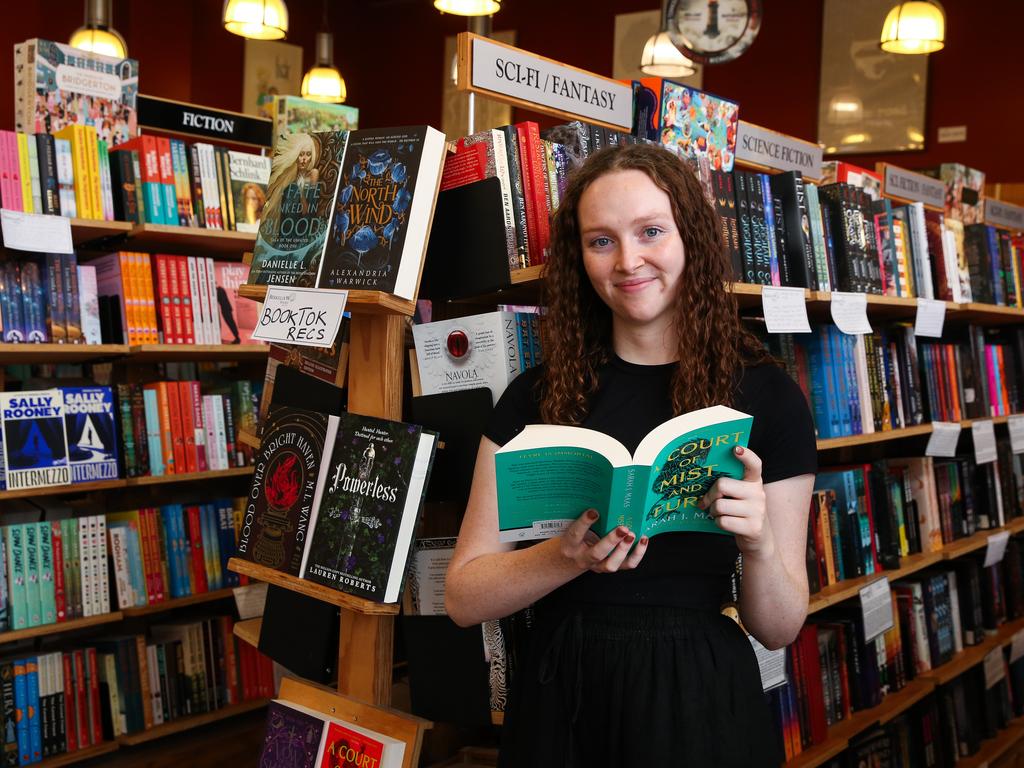 Ms Lawrey said BookTok – particularly romantasy books – was helping ‘invite people’ into reading. Picture: NewsWire/ Gaye Gerard