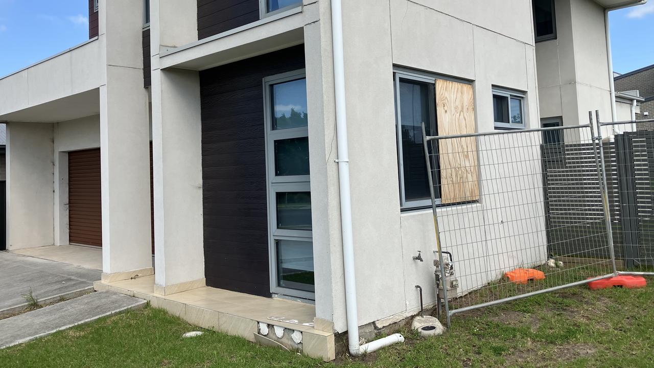 This house at the end of Armoury Rd bookends a string of doomed properties. Picture: Heath Parkes-Hupton