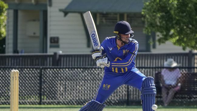 VSDCA cricket: Ormond v Brighton. Ormond batter Adam Bull. Picture: Valeriu Campan