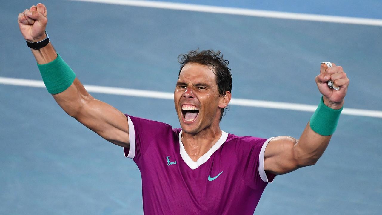 Rafael Nadal slam dunks Fed and Djoker with legendary 21st major title The Australian