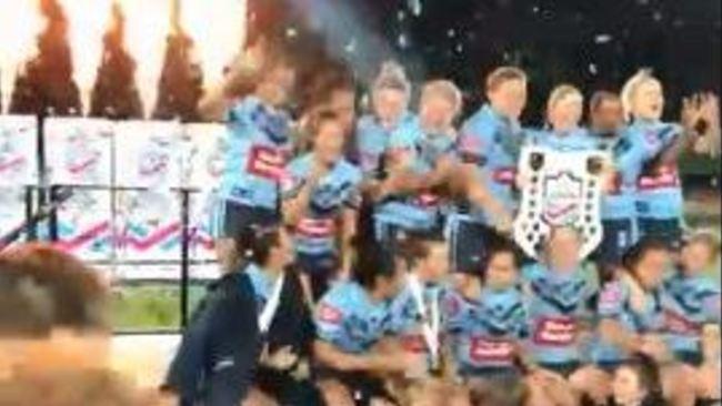 New South Wales Blues Celebrate Inaugural Women's State of Origin Win