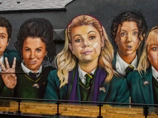 The Derry Girls Experience - Derry Girls Mural.Escape 27 August 2023NewsPhoto - supplied by Mercedes Maguire