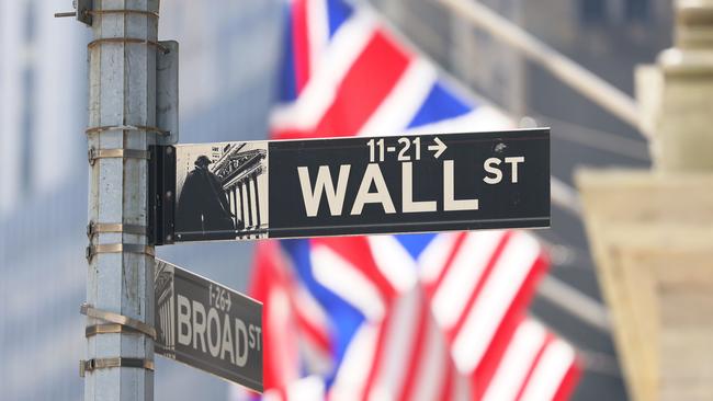 For 2023 there is again strong consensus on the part of Wall Street: Stocks will be up, but not much, as earnings are weak. Picture: AFP