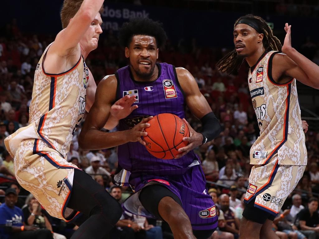 Justin Simon has been sneakily great against the Breakers. Picture: Getty Images