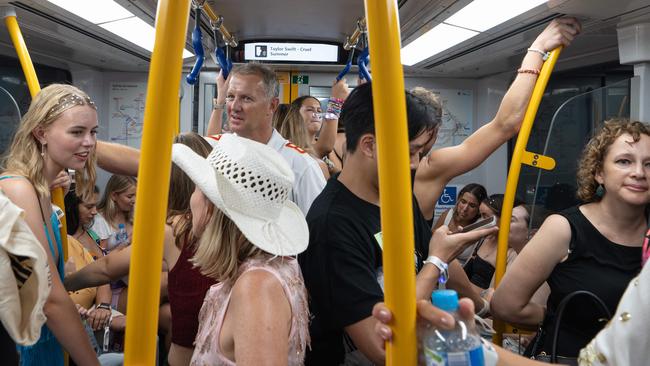 Readers pointed out that Ms Haylen must not have wanted to taken a crowded, hot train. Picture: NCA NewsWire / Flavio Brancaleone