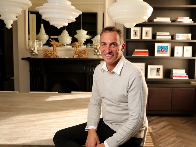 03/05/2019: Antony Catalano, pictured at home in St Kilda, has just bought the Fairfax regional papers. Stuart McEvoy/The Australian.