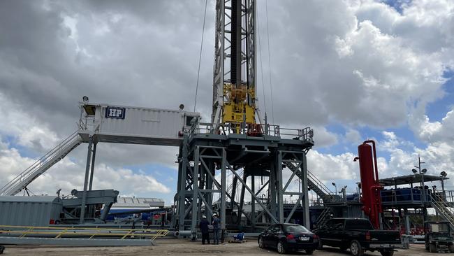 A gas rig operated by Tamboran Resources.