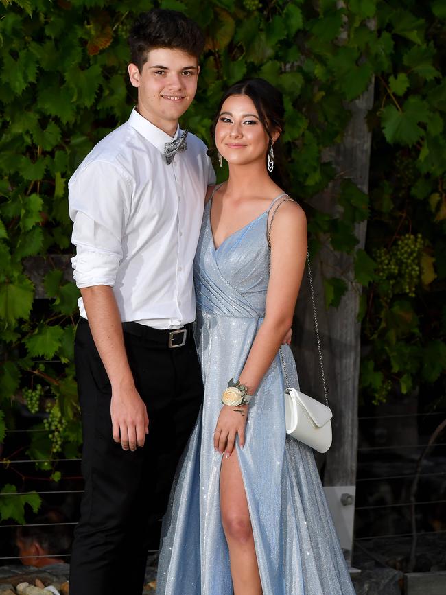 Ian Buchanan Hannah Takada Parklands Christian College formal. Friday November 19, 2021. Picture, John Gass