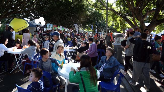 More than 10,000 people attended the foodie festival in Olympic Parade. Picture: Angelo Velardo