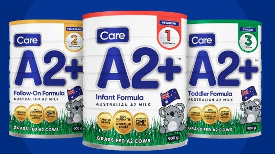 Care’s A2+ infant formula.