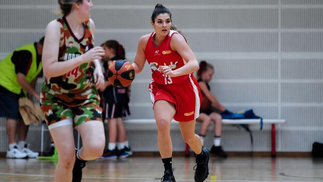 Samantha Defrancesco, pictured last year, topscored for North Adelaide on Saturday night. Picture: AAP/Morgan Sette