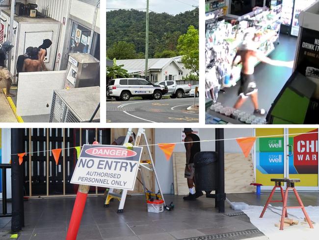 Cairns glaziers have been struggling to keep on top of an increasing new year workload as youth crims in stolen cars take to ramraiding and forcing entry to shopfronts throughout the city.