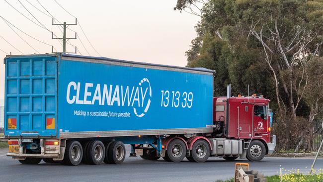 Waste industry giant Cleanaway has been working with Melbourne councils trying to deal with stockpiles of recycling. Picture: Jason Edwards