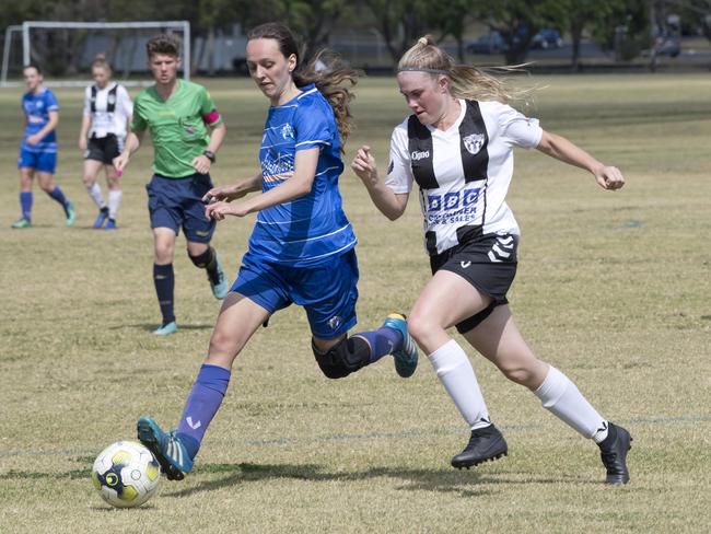 Joyce De Wit, Rockville and Courtney Morris, Willowburn. TFL Premier Women, Rockville vs Willowburn. Sunday, 6th Sep, 2020.