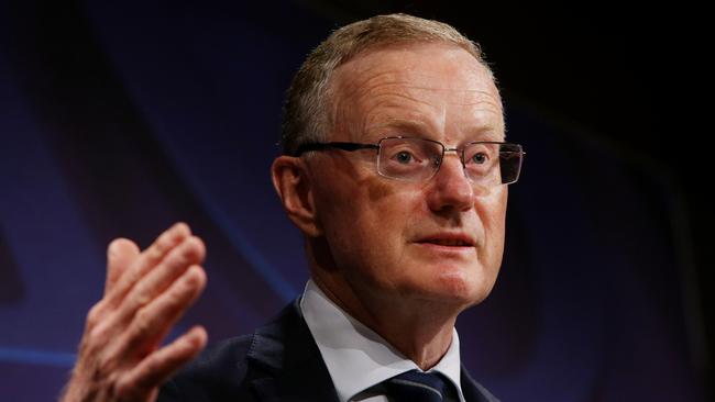 Reserve Bank governor Philip Lowe. Picture: Getty Images