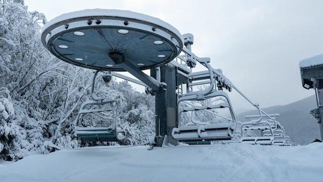 Thredbo, where huge snow falls over the weekend began the season. Picture: Supplied.