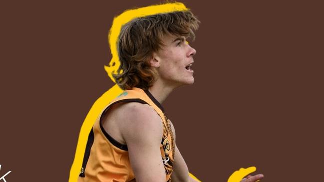 Will McCarthy played his first game of seniors this year while also playing for the Murray Bushranger. Picture: Wangaratta Rovers Football Netball Club.