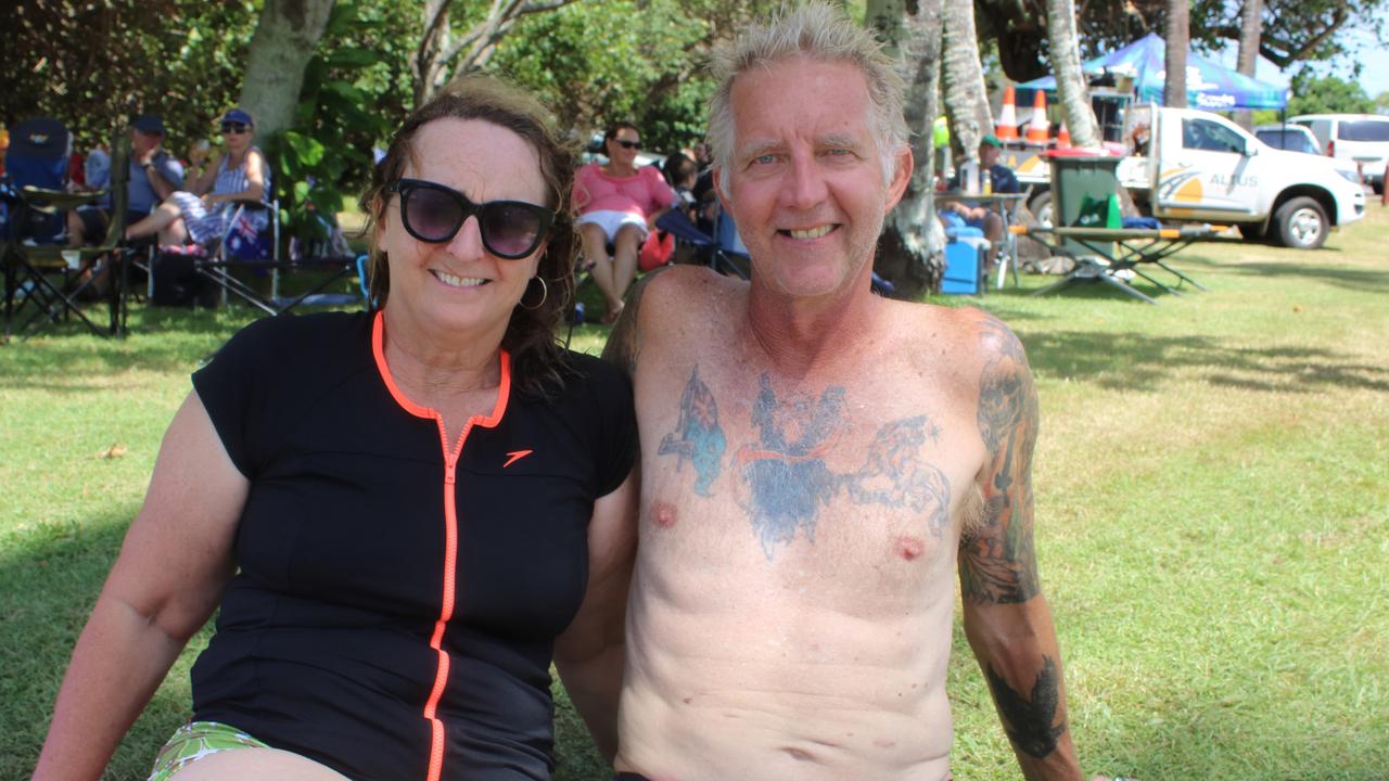 Annie Betts and Craig McGregor enjoyed the Bundaberg Great Australian Bites festival on Australia Day 2024.